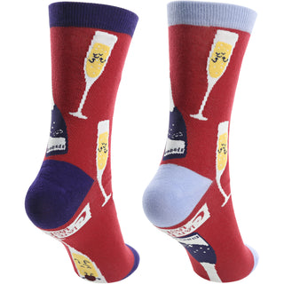 Prosecco & Raspberries S/M Unisex Socks