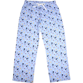 Prosecco & Raspberries XS Light Blue Unisex Lounge Pants