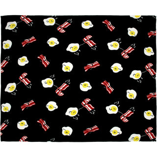 Bacon & Eggs 50" x 60" Royal Plush Blanket with Drawstring Bag
