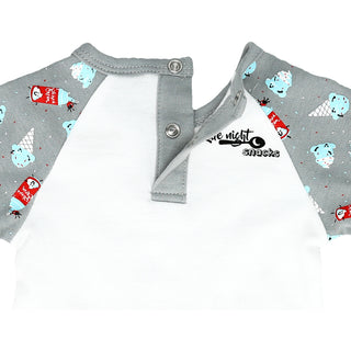 I Scream 6-12 Months Gray Bodysuit & Pants Set