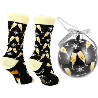 Fizz the Season 4" Ornament with Unisex Holiday Socks