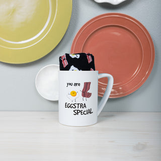 Eggstra Special 18 oz Mug and Sock Set