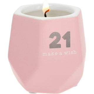 21 8 oz - 100% Soy Wax Candle Scent: Tranquility