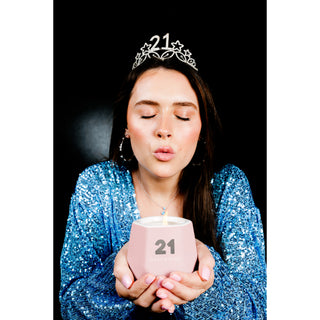 21 8 oz - 100% Soy Wax Candle Scent: Tranquility