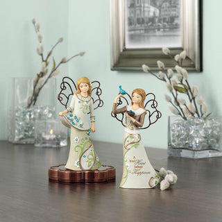 Beauty 5.5" Angel Holding Flowers