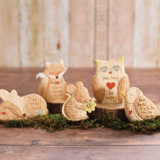 Little Bit O' Luck 3.5" Painted Mouse Figurine/Carving