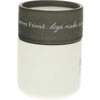 Dog Stacking Mug and Candle Set 100% Soy Wax Scent: Tranquility