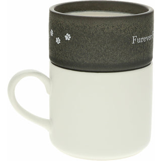 Dog Stacking Mug and Candle Set 100% Soy Wax Scent: Tranquility