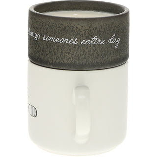 Kind Stacking Mug and Candle Set 100% Soy Wax Scent: Tranquility