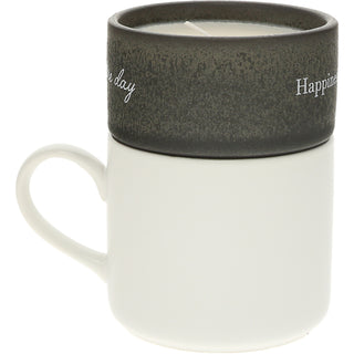 Kind Stacking Mug and Candle Set 100% Soy Wax Scent: Tranquility