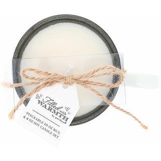 Kind Stacking Mug and Candle Set 100% Soy Wax Scent: Tranquility