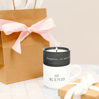 Kind Stacking Mug and Candle Set 100% Soy Wax Scent: Tranquility