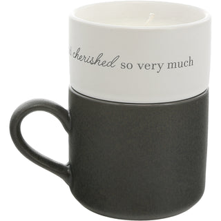 Godmother Stacking Mug and Candle Set 100% Soy Wax Scent: Tranquility