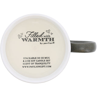 Mimi Stacking Mug and Candle Set 100% Soy Wax Scent: Tranquility