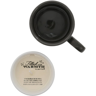 Mimi Stacking Mug and Candle Set 100% Soy Wax Scent: Tranquility