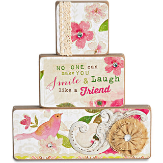 Friends 3 Piece Plaque Set