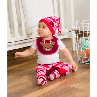 Pink Camouflage One Size Fits All Baby Hat