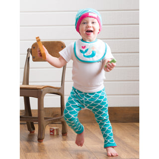 Seafoam Mermaid Baby Bib