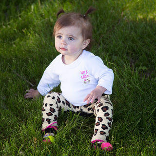 Jungle Cat 6-12 Months 3/4 Length Sleeve Onesie