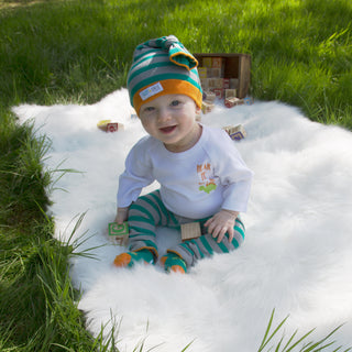 Dino 0-6 Months 3/4 Length Sleeve Onesie