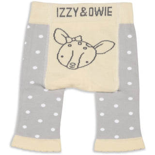 Soft Yellow Deer 0-6 Months Baby Leggings