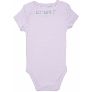 Soft Lavender Kitty 0-6 Months Onesie