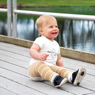 Duck 6-12 Months Oatmeal Onesie
