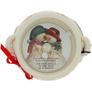 Cold Outside 9 oz - 100% Soy Wax Reveal Candle Scent: Winter Snow
