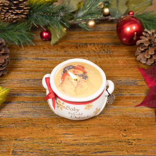 Cold Outside 9 oz - 100% Soy Wax Reveal Candle Scent: Winter Snow