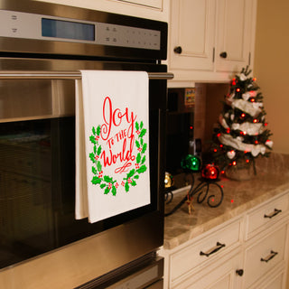 Joy 26.5" x 27.25" Tea Towel