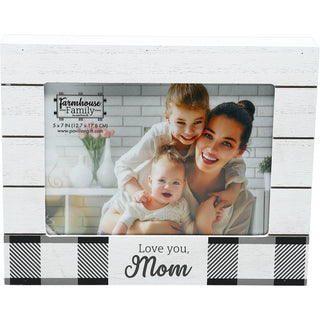 Mom 9" x 7.25" Frame (Holds 7" x 5" Photo)