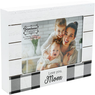 Mom 9" x 7.25" Frame (Holds 7" x 5" Photo)