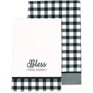 Bless Tea Towel Gift Set (2 - 19.75" x 27.5")