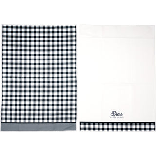 Bless Tea Towel Gift Set (2 - 19.75" x 27.5")