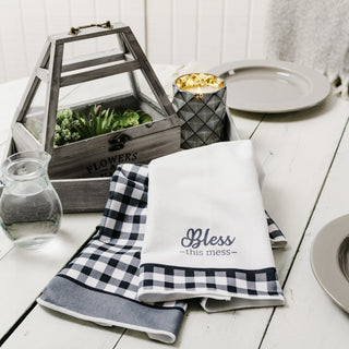 Bless Tea Towel Gift Set (2 - 19.75" x 27.5")