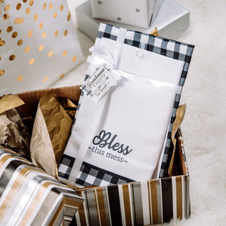 Bless Tea Towel Gift Set (2 - 19.75" x 27.5")