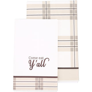 Y'all Tea Towel Gift Set (2 - 19.75" x 27.5")