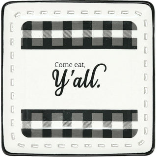Y'all 5" Appetizer Plate