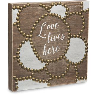 Love 8" Plaque