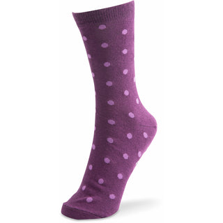 Open Bar Purple - Ladies Cotton Blend Sock