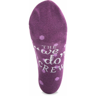 Open Bar Purple - Ladies Cotton Blend Sock