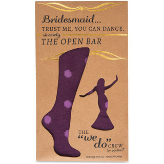 Open Bar Purple - Ladies Cotton Blend Sock
