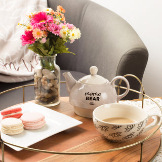 Mama Bear 15 oz Teapot & 8 oz Cup