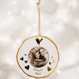Aunt 4" Photo Frame Ornament