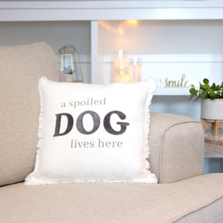 Spoiled Dog 18" Throw Pillow Cover