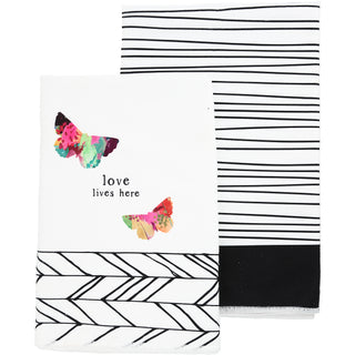 Love Tea Towel Gift Set (2 - 19.75" x 27.5")
