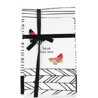 Love Tea Towel Gift Set (2 - 19.75" x 27.5")