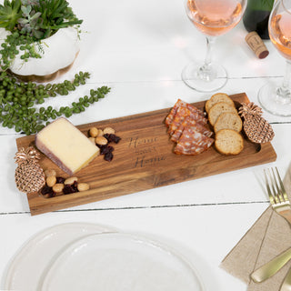 Home Sweet Home 14.25" Acacia Serving Board