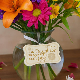 Daughter 3" x 1.75" Hanging Plaque