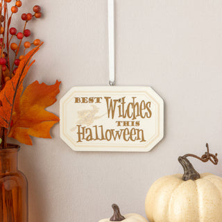 Halloween 3" x 2" Hanging Plaque